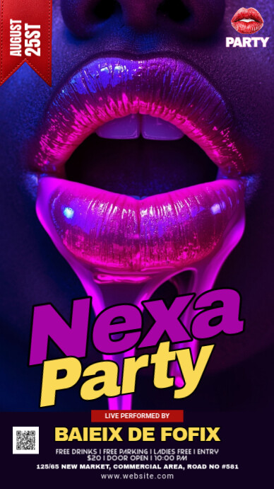 Copy of Maximalist Night Club Party Instagram Story | PosterMyWall