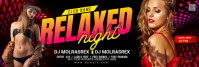 Maximalist Night Club Party Linkedin Banner template