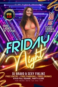 Maximalist Night Club Party Pinterest Graphic Pinterest-Grafik template