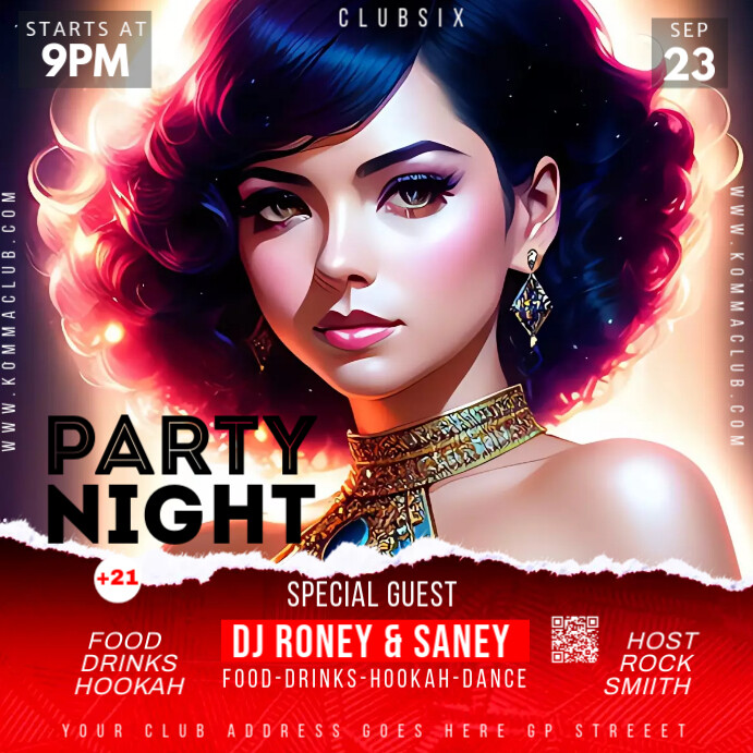 Copy of Maximalist Night Party Instagram Post | PosterMyWall