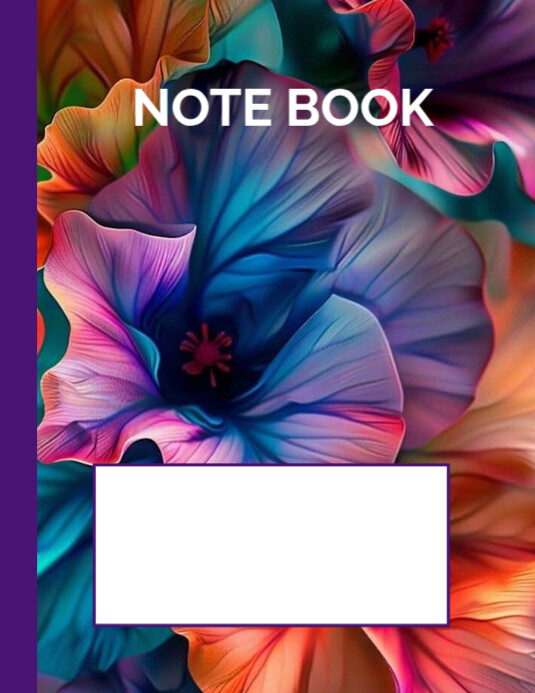 Maximalist Notebook Cover Flyer (us Letter) Template | PosterMyWall
