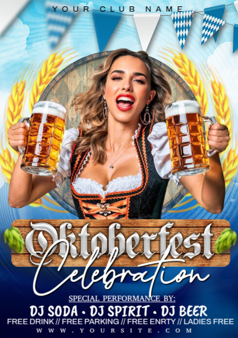 Maximalist Oktoberfest A3 template