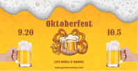 Maximalist Oktoberfest Facebook Event Cover template
