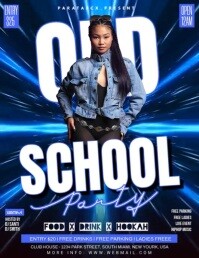 Maximalist Old School Party Flyer (us Letter) template