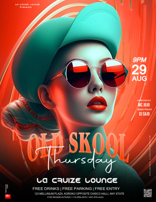 Copy of Maximalist Old School Thursday Flyer (us Letter) | PosterMyWall
