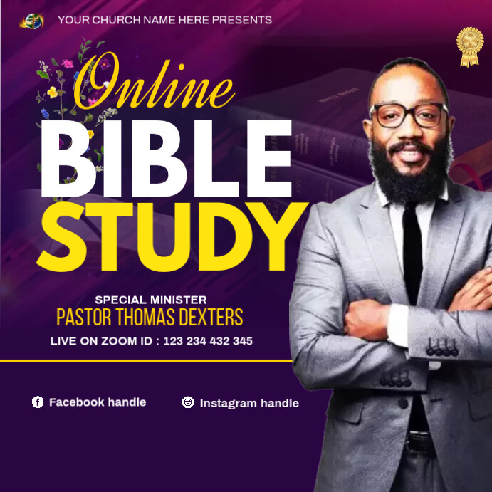 Copy of Maximalist Online Bible Study Instagram Post | PosterMyWall