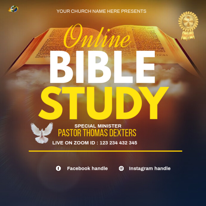 Copy of Maximalist Online Bible Study Instagram Post | PosterMyWall