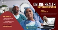 Maximalist Online Doctor Consultation Share Image Facebook Shared Image template