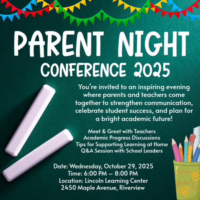 Maximalist Parent Night Conference 2025 Instagram Post Template ...