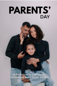 Maximalist Parents’ Day Poster template