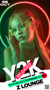 Maximalist Party Flyer Template Instagram Story