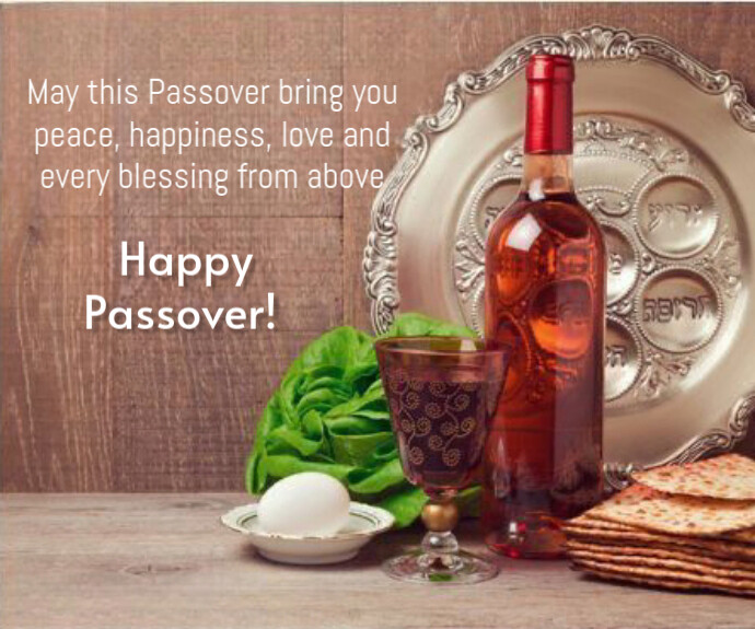 Maximalist Passover Day Medium Rectangle Persegi Panjang Sedang template