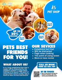 Maximalist Pet Care Flyer Flyer (us Letter) template