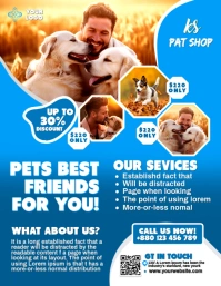 Maximalist Pet Care Flyer Flyer (us Letter) template