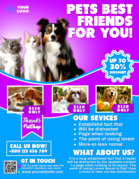 Maximalist Pets Shop Flyer Flyer (us Letter) template