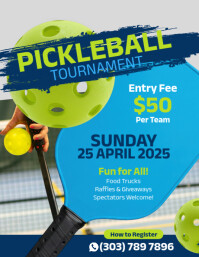 Maximalist Pickleball Flyer (us Letter) template