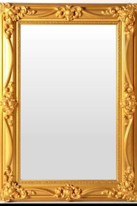 Maximalist Picture Frame Template  Poster