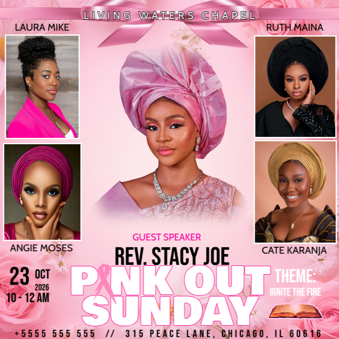 Copy of Maximalist Pink Out Sunday Instagram Post | PosterMyWall