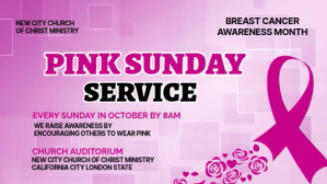 Purple Breast Cancer Awareness Event Цифровой дисплей Template
