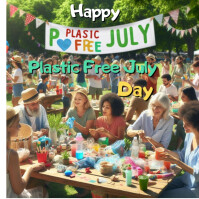 Maximalist Plastic Free July Day  Instagram Post template
