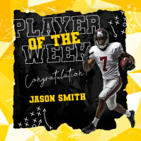 Maximalist Player Of The Week Instagram Post template