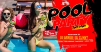Maximalist Pool Party Facebook Event Cover template