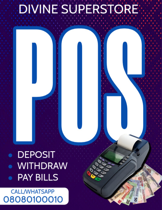 Maximalist Pos Services Available  Flyer (us Letter) template