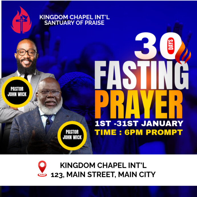 Copy of Maximalist Prayer And Fasting Instagram Post | PosterMyWall