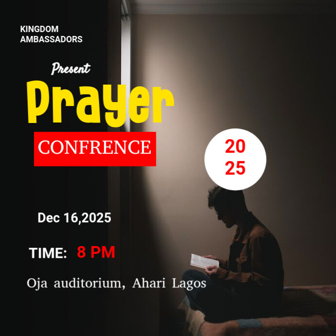 Copy of Maximalist Prayer Conference Instagram Post | PosterMyWall