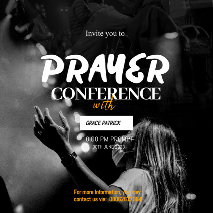 Copy of Maximalist Prayer Conference Instagram Post | PosterMyWall