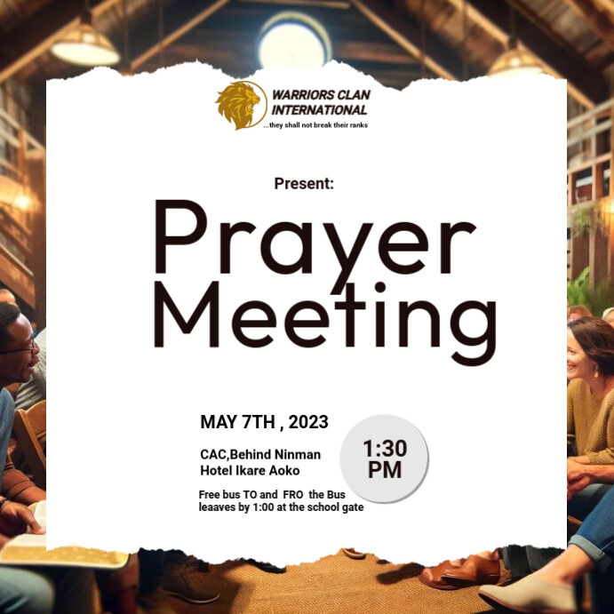 Copy of Maximalist Prayer Meeting Instagram Post | PosterMyWall