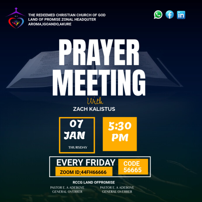 Copy of Maximalist Prayer Meeting Instagram Post | PosterMyWall