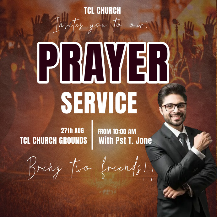 Copy of Maximalist Prayer Service Instagram Post | PosterMyWall