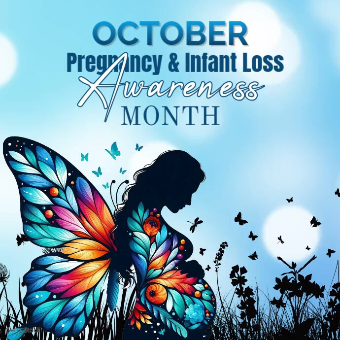 Maximalist Pregnancy & Infant Loss Instagram Post template