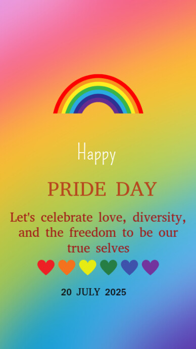 Maximalist Pride Month Instagram Story Template | PosterMyWall