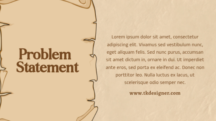 Problem Statement Template | PosterMyWall