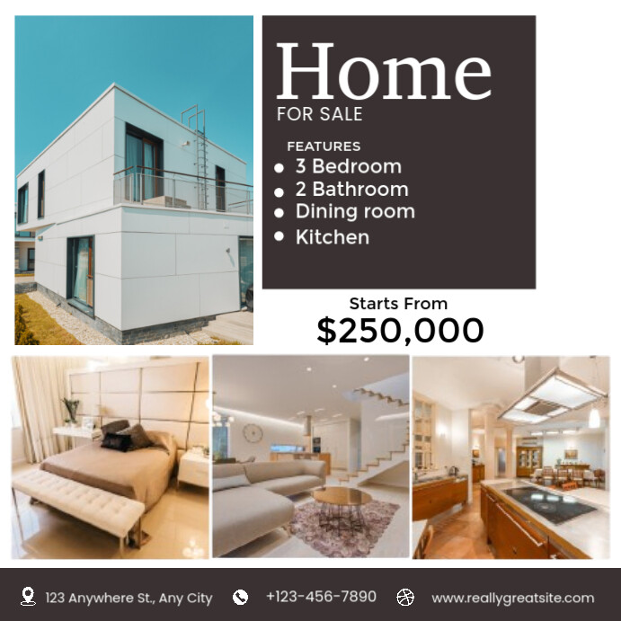 Maximalist Professional Home Sale Instagram Post Template | PosterMyWall