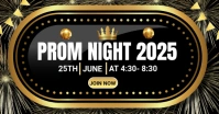 Maximalist Prom Night  Facebook Shared Image delt Facebook-billede template