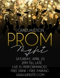 Maximalist Prom Night  Flyer (us Letter) template