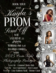 Maximalist Prom Send Off Flyer (us Letter) template