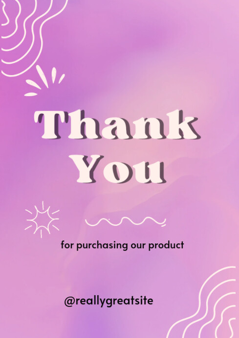 Maximalist Purple A4 Template | PosterMyWall