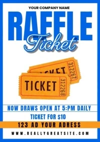 Maximalist Raffe Ticket  A4 template