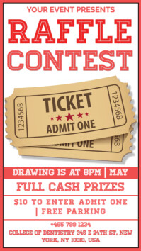 Raffle Contest Digital Display Template | PosterMyWall