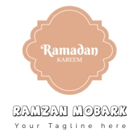 Maximalist Ramadan  Logo template