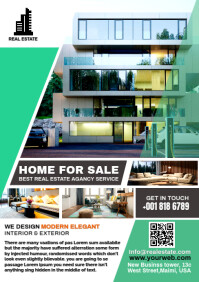 Maximalist Real Estate Flyer A5 template