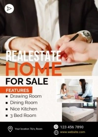 Maximalist Real Estate Flyer A6 template