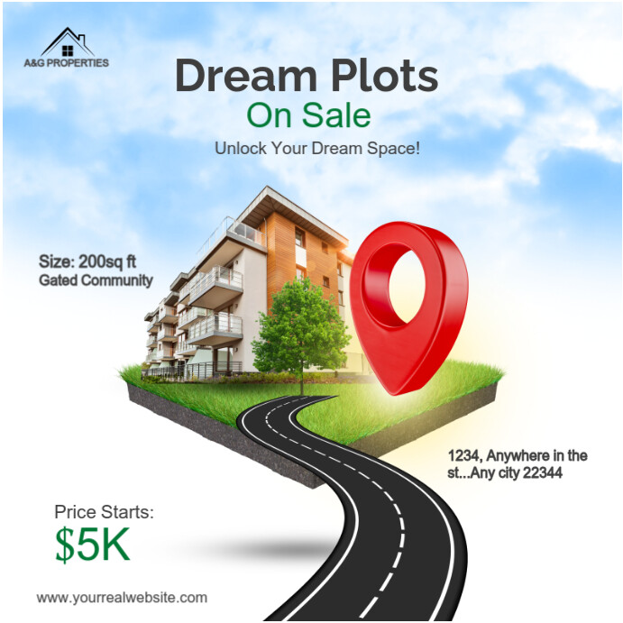 Copy of Maximalist Real Estate Flyer Instagram Post | PosterMyWall