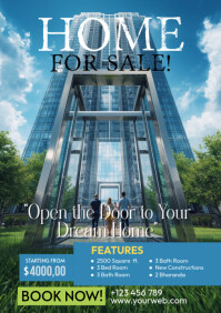 Maximalist Real Estate Home For Sale A1 template
