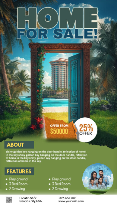 Maximalist Real Estate Home For Sale Instagram Story Template ...