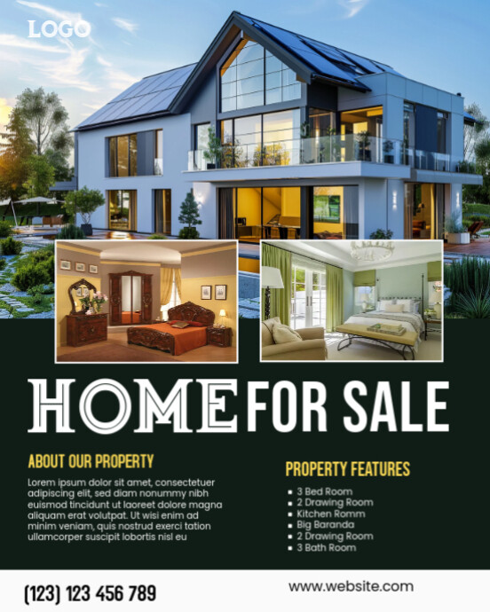 Copy of Maximalist Real Estate Home For Sale Instagram Portrait ...